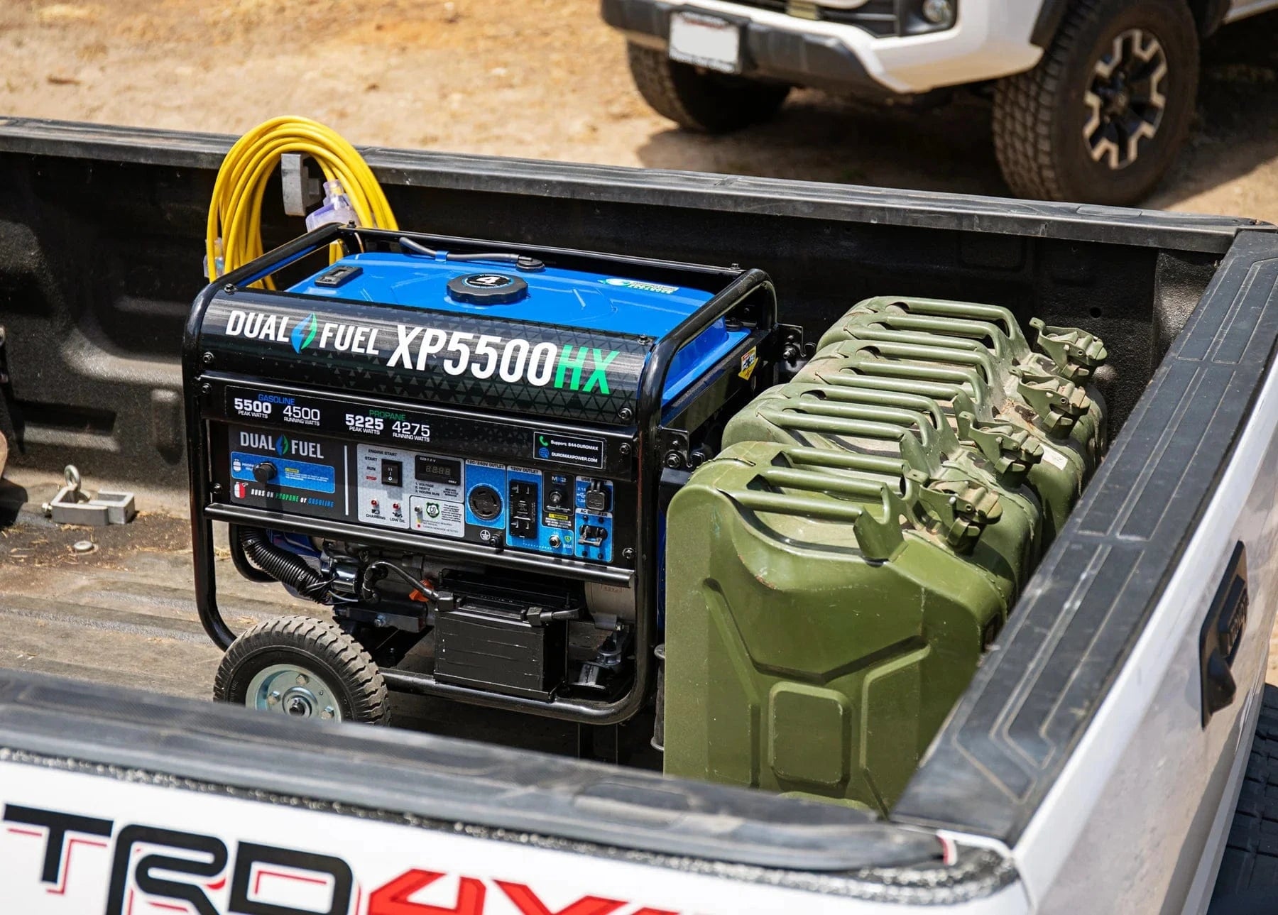 Duromax 5,500 Watt Dual Fuel Portable HX Generator w/ CO Alert - AllProGenerators