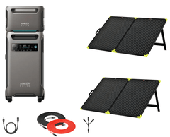 Anker F3800 + 200W Solar Panels - AllProGenerators