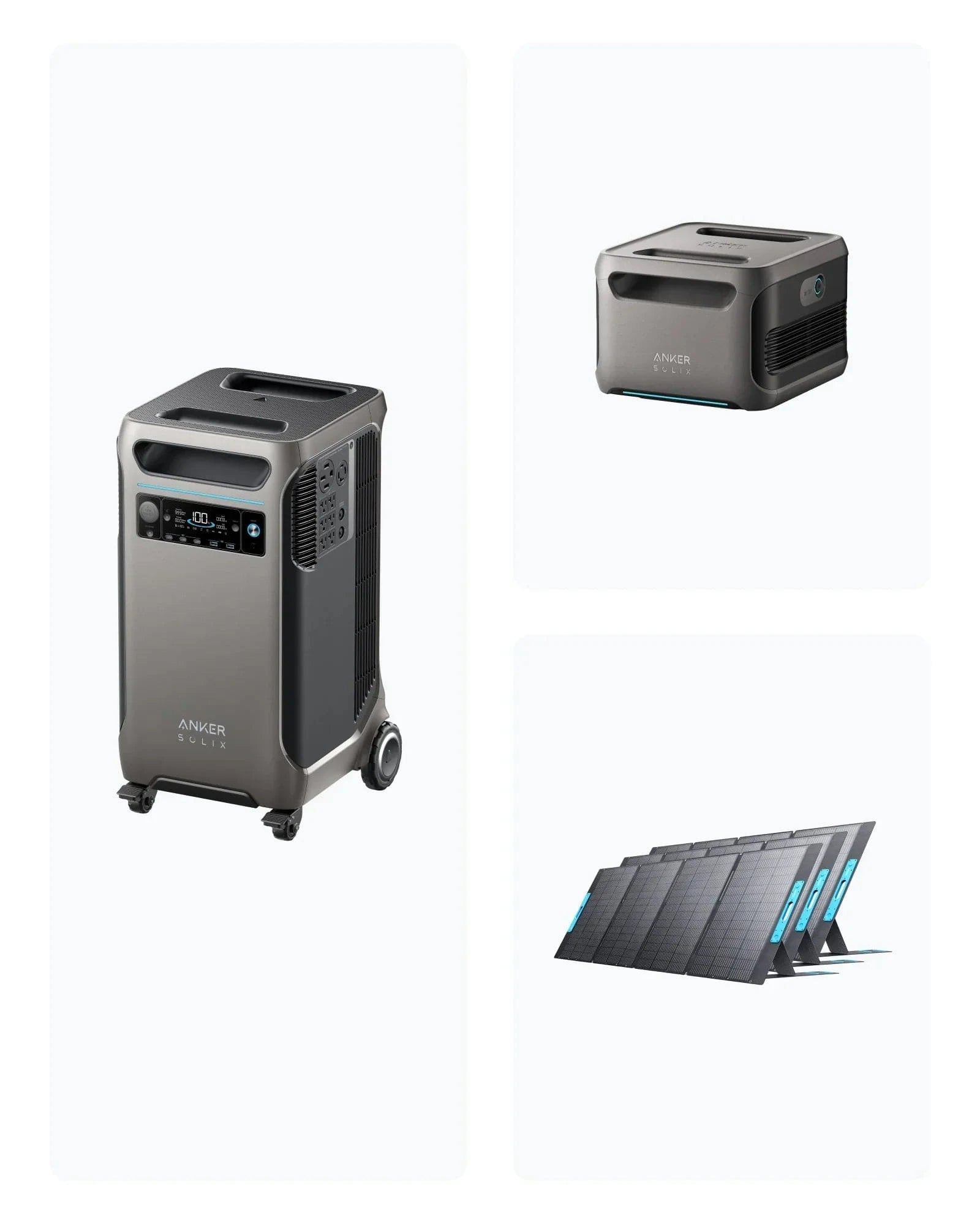 Anker F3800 + 200W Solar Panels - AllProGenerators
