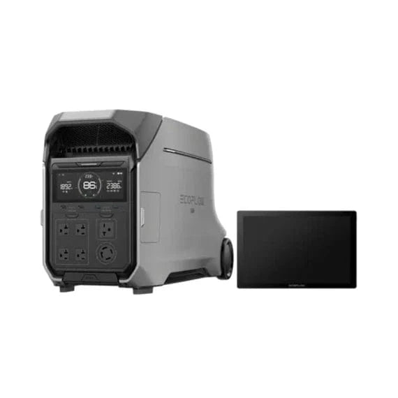 EcoFlow DELTA Pro 3 powering lights and appliances during power outage