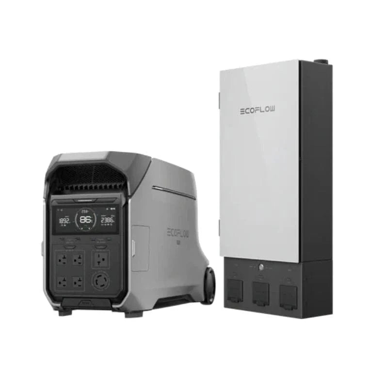 EcoFlow DELTA Pro 3 expandable backup system with extra batteries connected