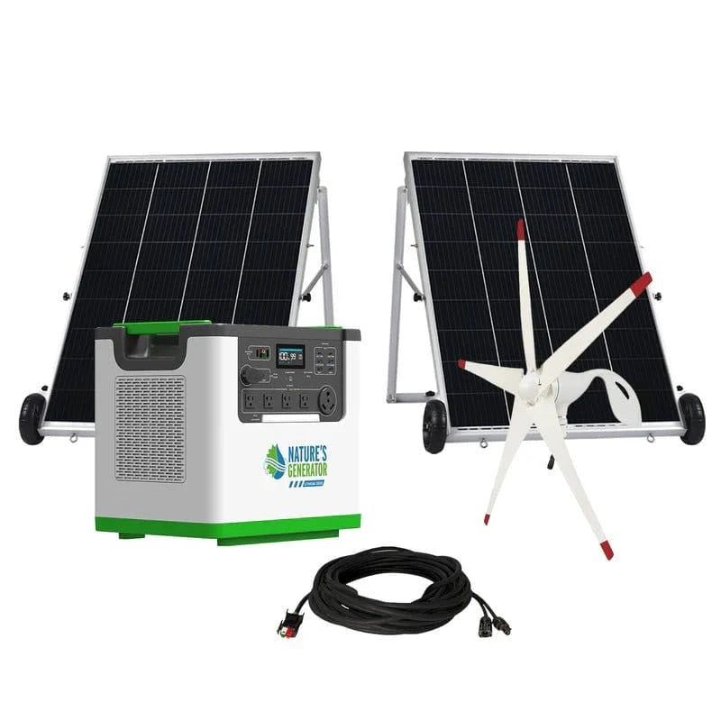 Nature's Generator Lithium 3600 Solar and Wind Generator - AllProGenerators