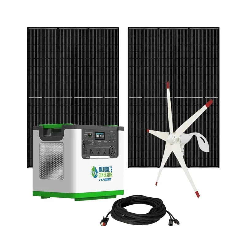 Nature's Generator Lithium 3600 Solar and Wind Generator - AllProGenerators