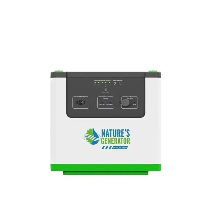 Nature's Generator Lithium 3600 Solar and Wind Generator - AllProGenerators