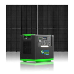 Nature's Generator Lithium 6000 with Solar Panel - AllProGenerators