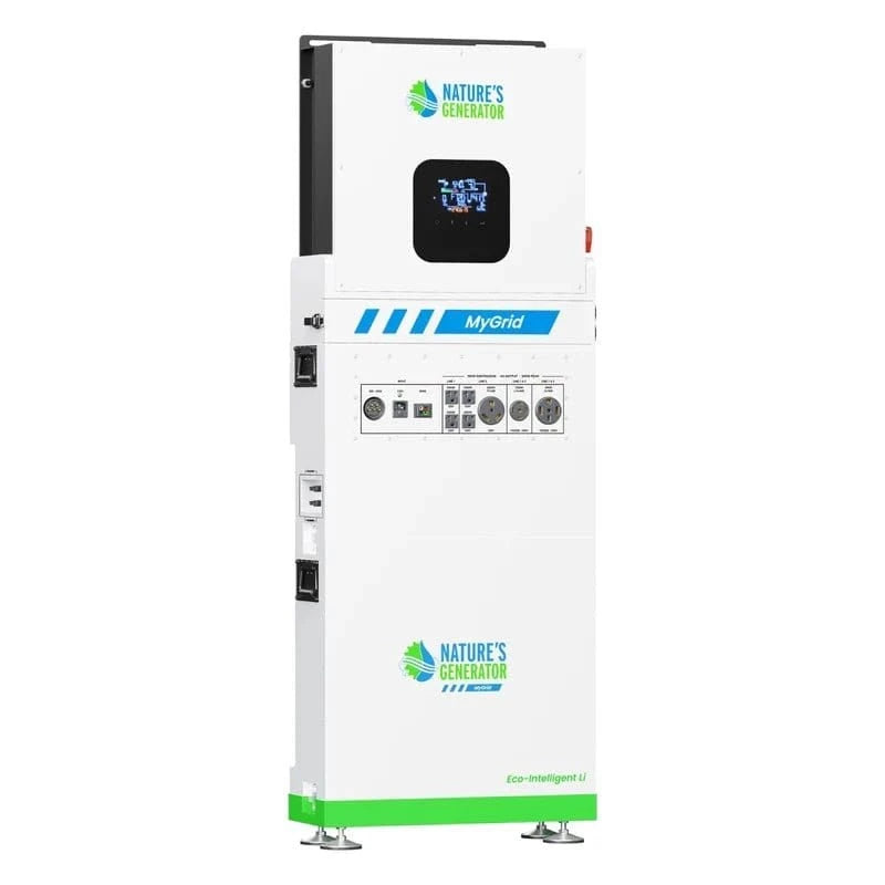 Nature's Generator MyGrid 10K With Panels and wind Turbine - AllProGenerators