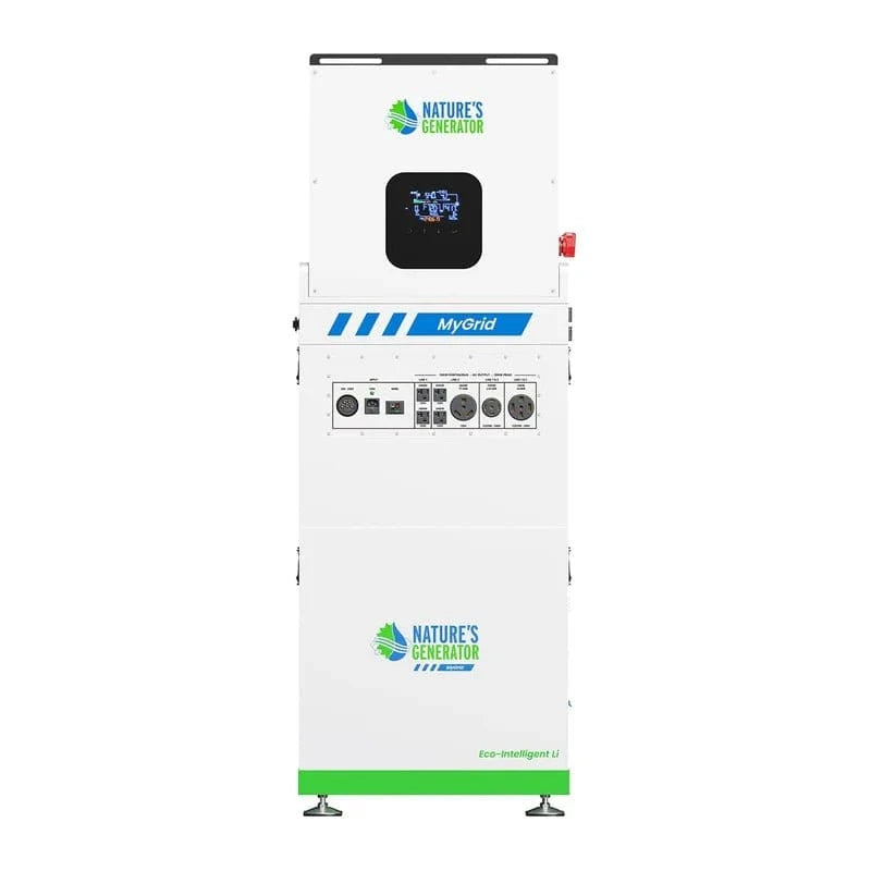Nature's Generator MyGrid 10K With Panels and wind Turbine - AllProGenerators