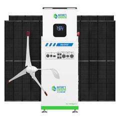 Nature's Generator MyGrid 10K With Panels and wind Turbine - AllProGenerators