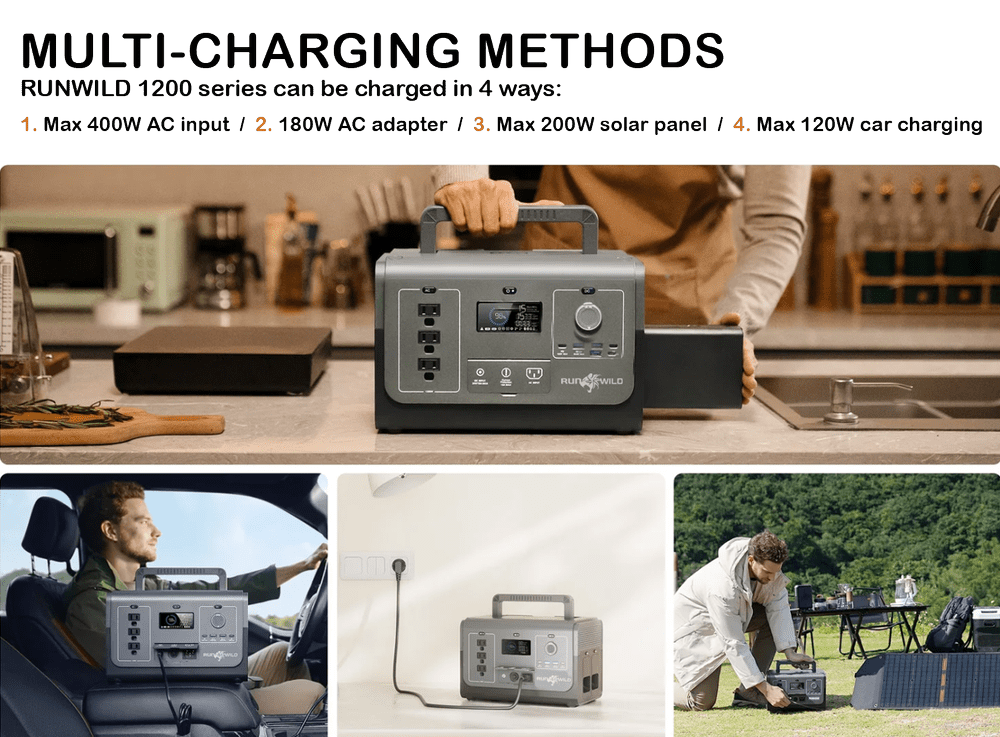 RUNWILD 1200 Watt Portable Power Station – Wildcat Runwild 1200 - AllProGenerators