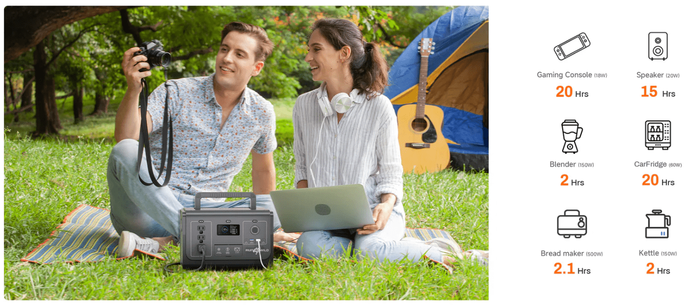RUNWILD 1200 Watt Portable Power Station – Wildcat Runwild 1200 - AllProGenerators
