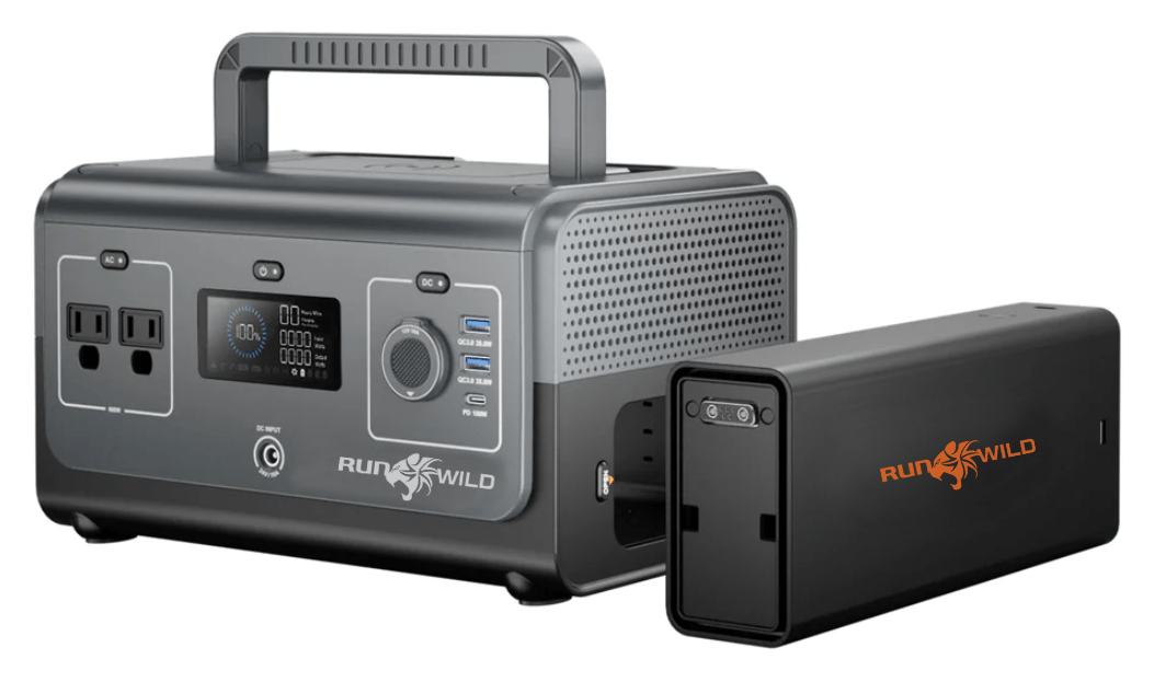 RUNWILD 600W Mini Power Station – Standard & Expansion Bundle | AllProGenerators - AllProGenerators