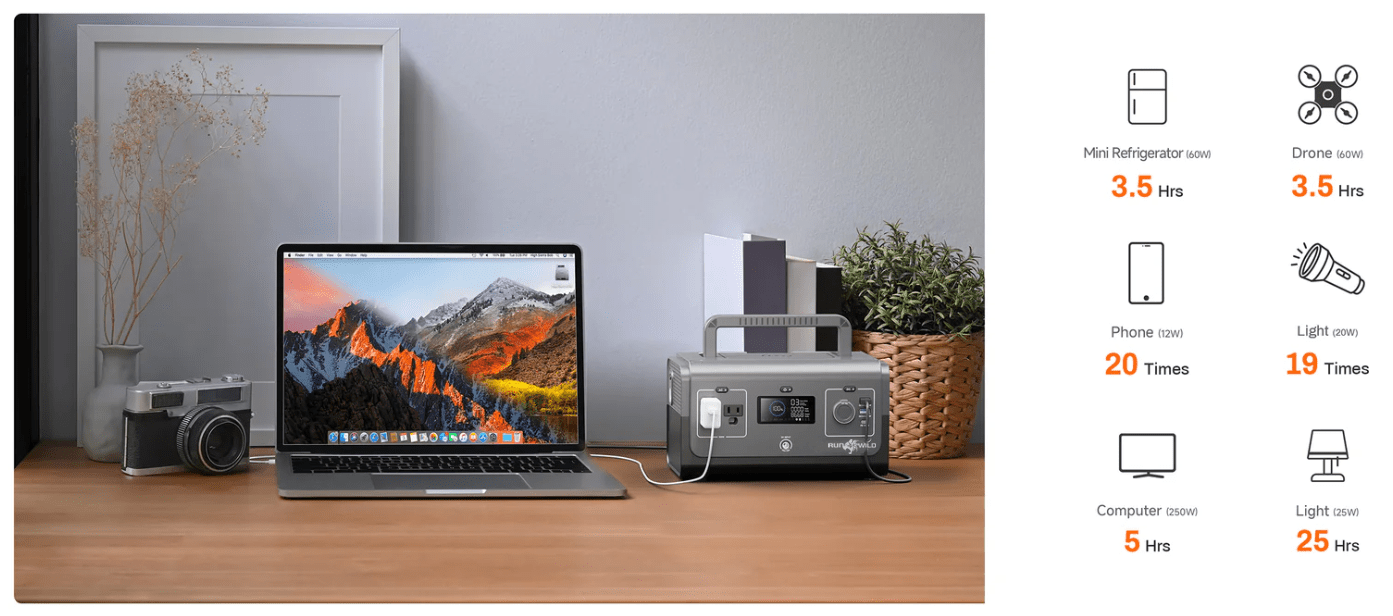 RUNWILD 600W Mini Power Station – Standard & Expansion Bundle | AllProGenerators - AllProGenerators