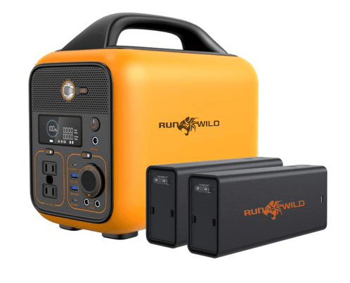 RUNWILD 600W Portable Power Station – Standard & Solar Bundle Options | AllProGenerators - AllProGenerators