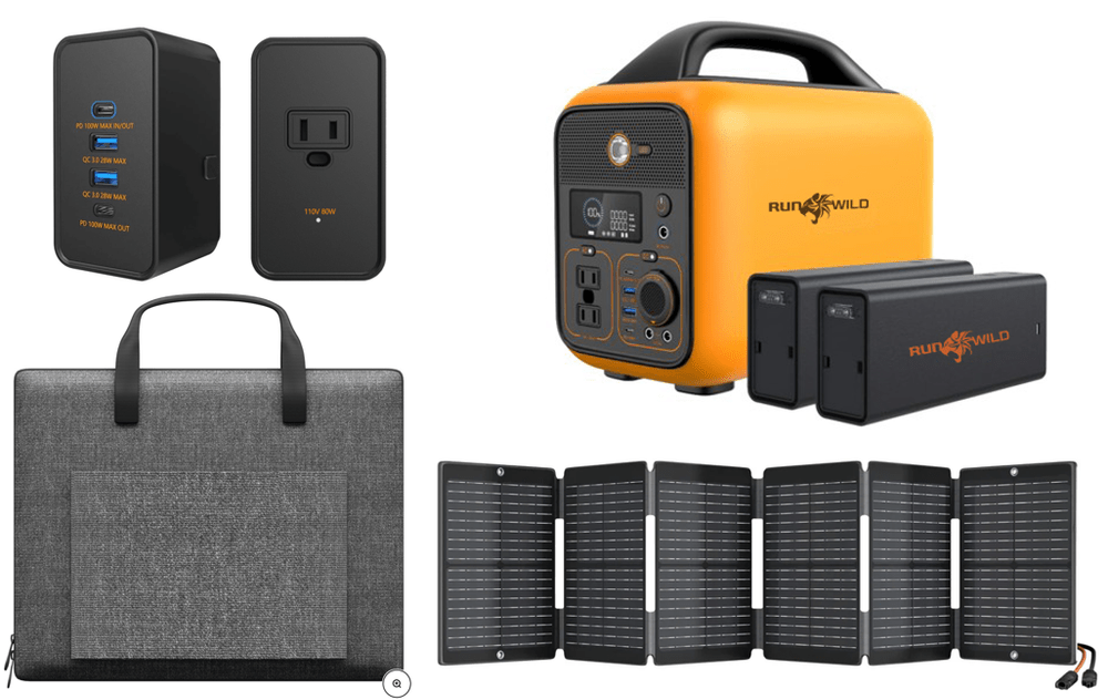 RUNWILD 600W Portable Power Station – Standard & Solar Bundle Options | AllProGenerators - AllProGenerators