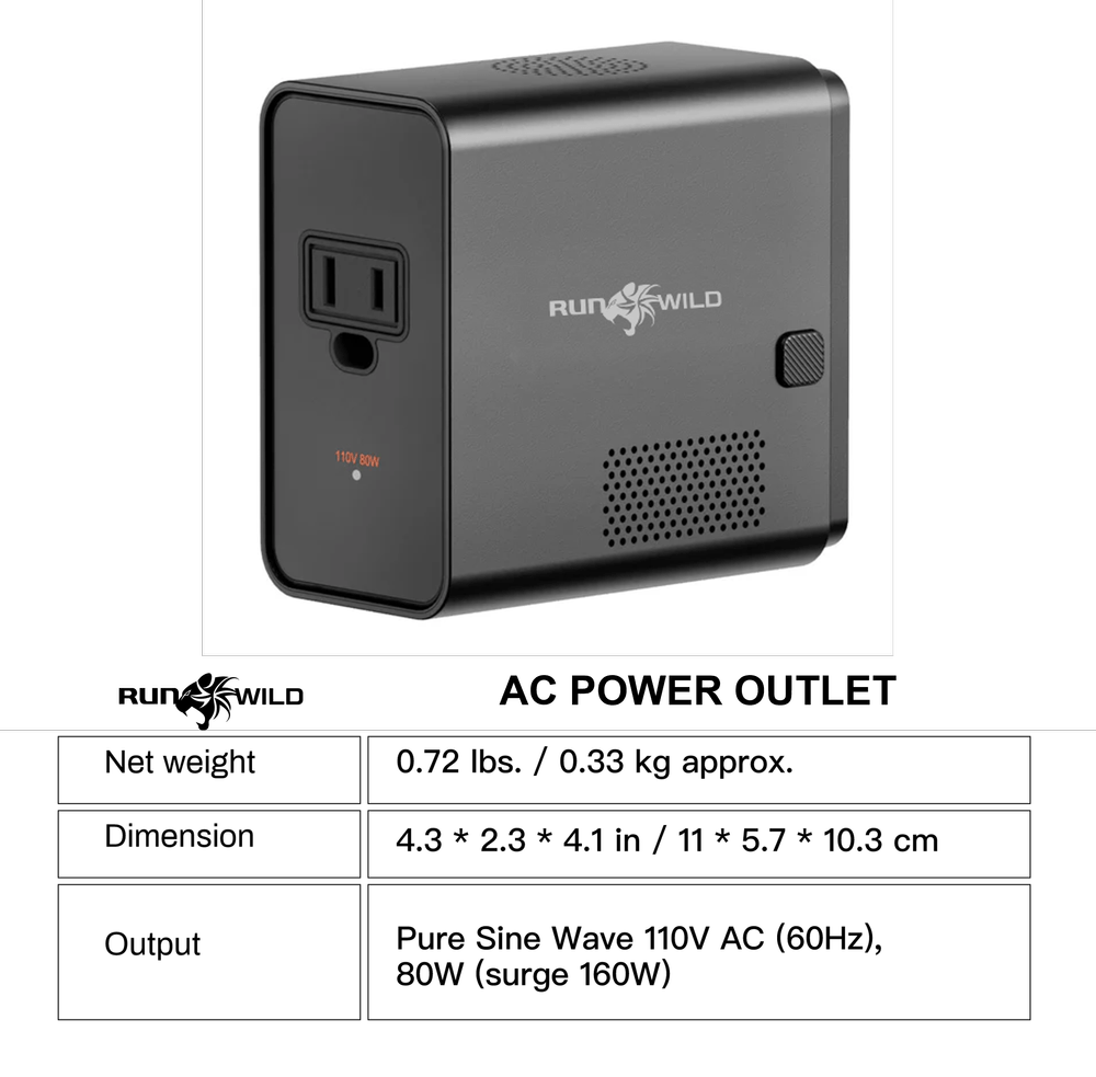 RUNWILD 600W Mini Power Station – Standard & Expansion Bundle | AllProGenerators - AllProGenerators