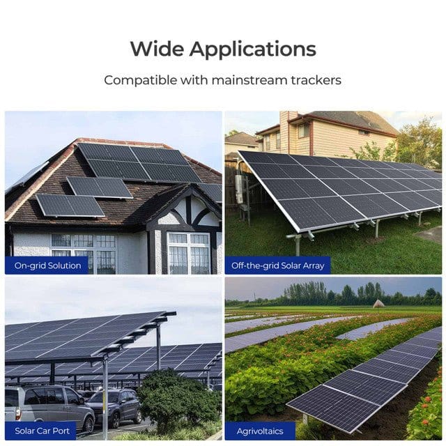 2PCS Bifacial 450 Watt Monocrystalline Solar Panel - AllProGenerators