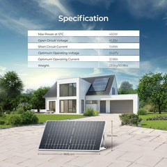 2PCS Bifacial 450 Watt Monocrystalline Solar Panel - AllProGenerators