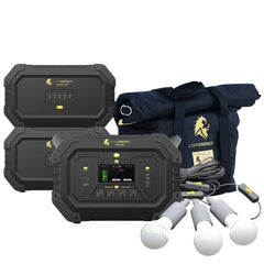 Safari+2 XPs Portable Power Station Bundle | Lion Energy Solar Generator Kit - AllProGenerators