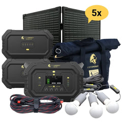 Safari+2 XPs Portable Power Station Bundle | Lion Energy Solar Generator Kit - AllProGenerators