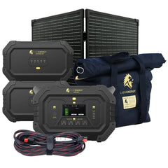 Safari+2 XPs Portable Power Station Bundle | Lion Energy Solar Generator Kit - AllProGenerators