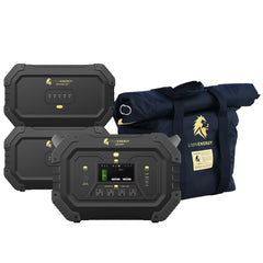 Safari+2 XPs Portable Power Station Bundle | Lion Energy Solar Generator Kit - AllProGenerators