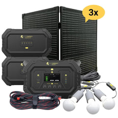 Safari+2 XPs Portable Power Station Bundle | Lion Energy Solar Generator Kit - AllProGenerators