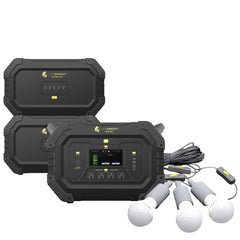 Safari+2 XPs Portable Power Station Bundle | Lion Energy Solar Generator Kit - AllProGenerators