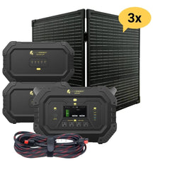Safari+2 XPs Portable Power Station Bundle | Lion Energy Solar Generator Kit - AllProGenerators