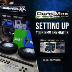 Duromax 5,500 Watt Dual Fuel Portable HX Generator w/ CO Alert - AllProGenerators