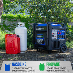 Duromax 11,000 Watt Portable Dual Fuel Inverter Generator w/ CO Alert - AllProGenerators