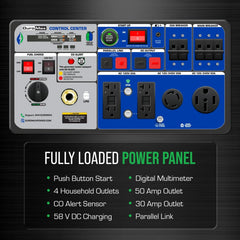 Duromax 11,000 Watt Portable Dual Fuel Inverter Generator w/ CO Alert - AllProGenerators
