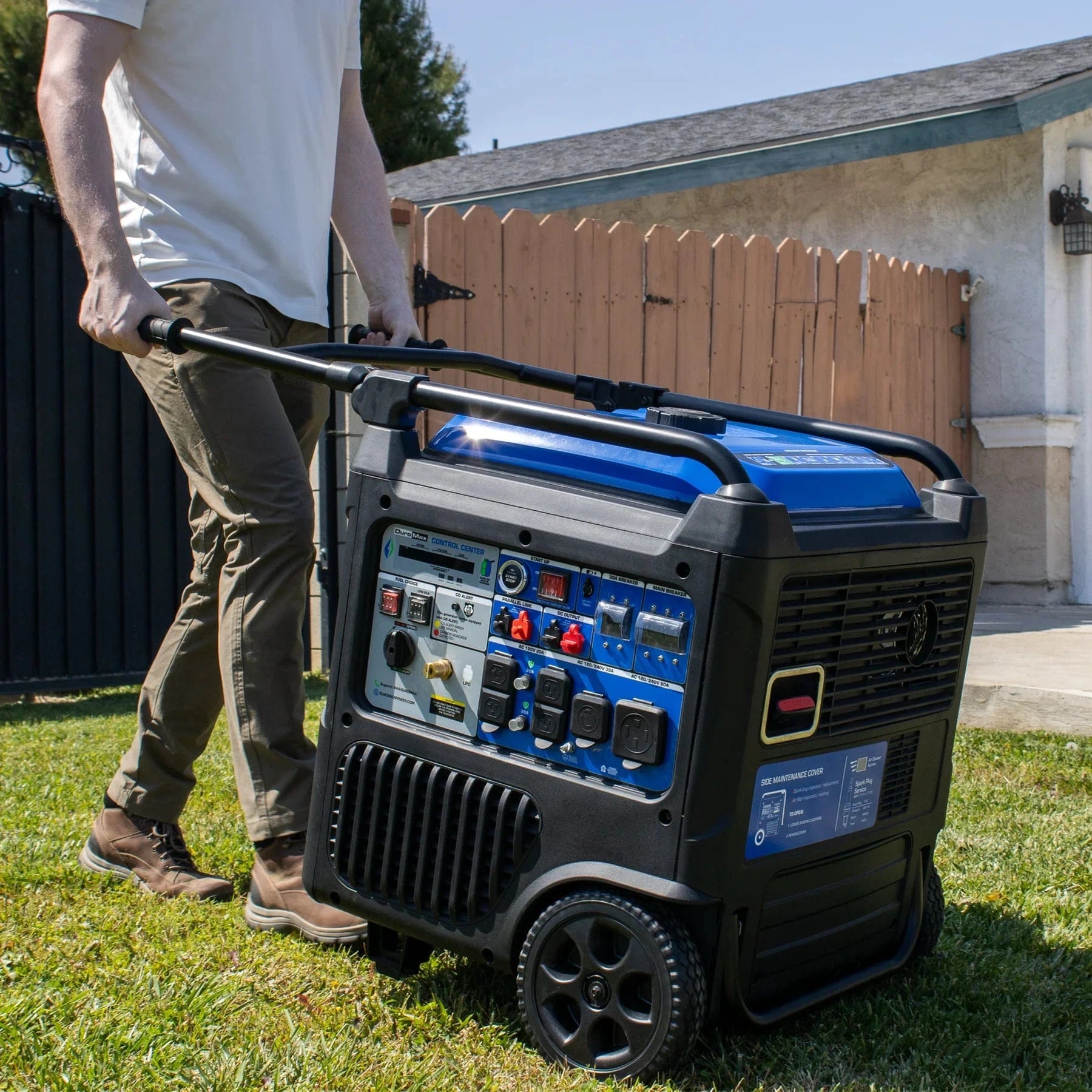 Duromax 11,000 Watt Portable Dual Fuel Inverter Generator w/ CO Alert - AllProGenerators