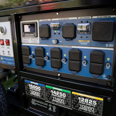 15,000 Watt Electric Start Tri - Fuel Portable Generator - AllProGenerators