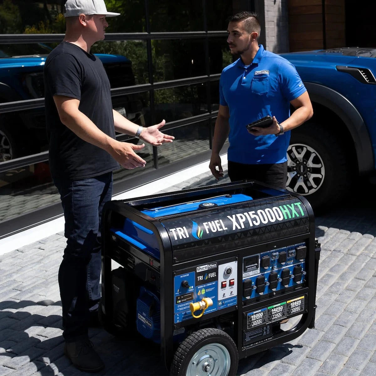 15,000 Watt Electric Start Tri - Fuel Portable Generator - AllProGenerators