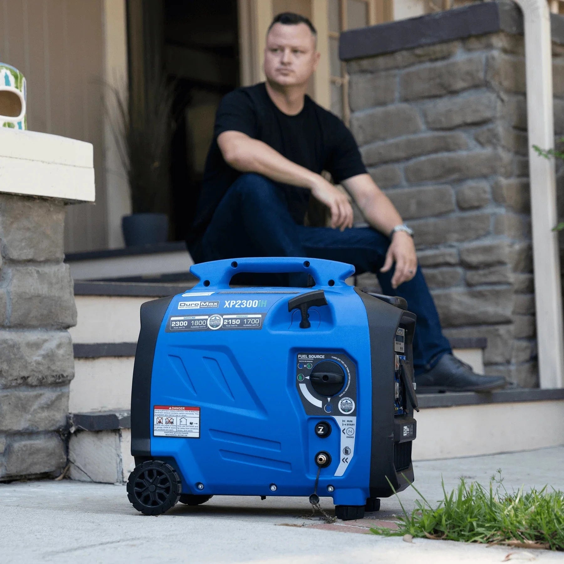 Duromax XP2300IH 2,300 Watt Dual Fuel Portable Inverter Generator w/ CO Alert - AllProGenerators