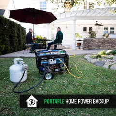 Duromax 5,500 Watt Dual Fuel Portable HX Generator w/ CO Alert - AllProGenerators