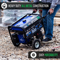 Duromax 5,500 Watt Dual Fuel Portable HX Generator w/ CO Alert - AllProGenerators