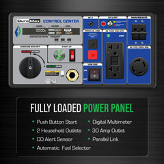 Duromax XP7000iH - 7,000 Watt Dual Fuel Inverter Generator w/ CO Alert - AllProGenerators