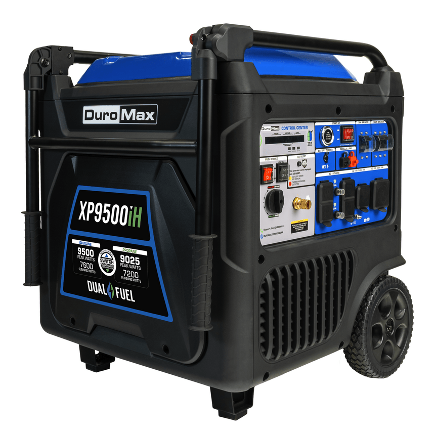 Duromax 9500 Watt Dual Fuel Inverter Generator w/ CO Alert - AllProGenerators