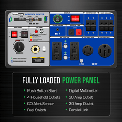 Duromax 9500 Watt Dual Fuel Inverter Generator w/ CO Alert - AllProGenerators