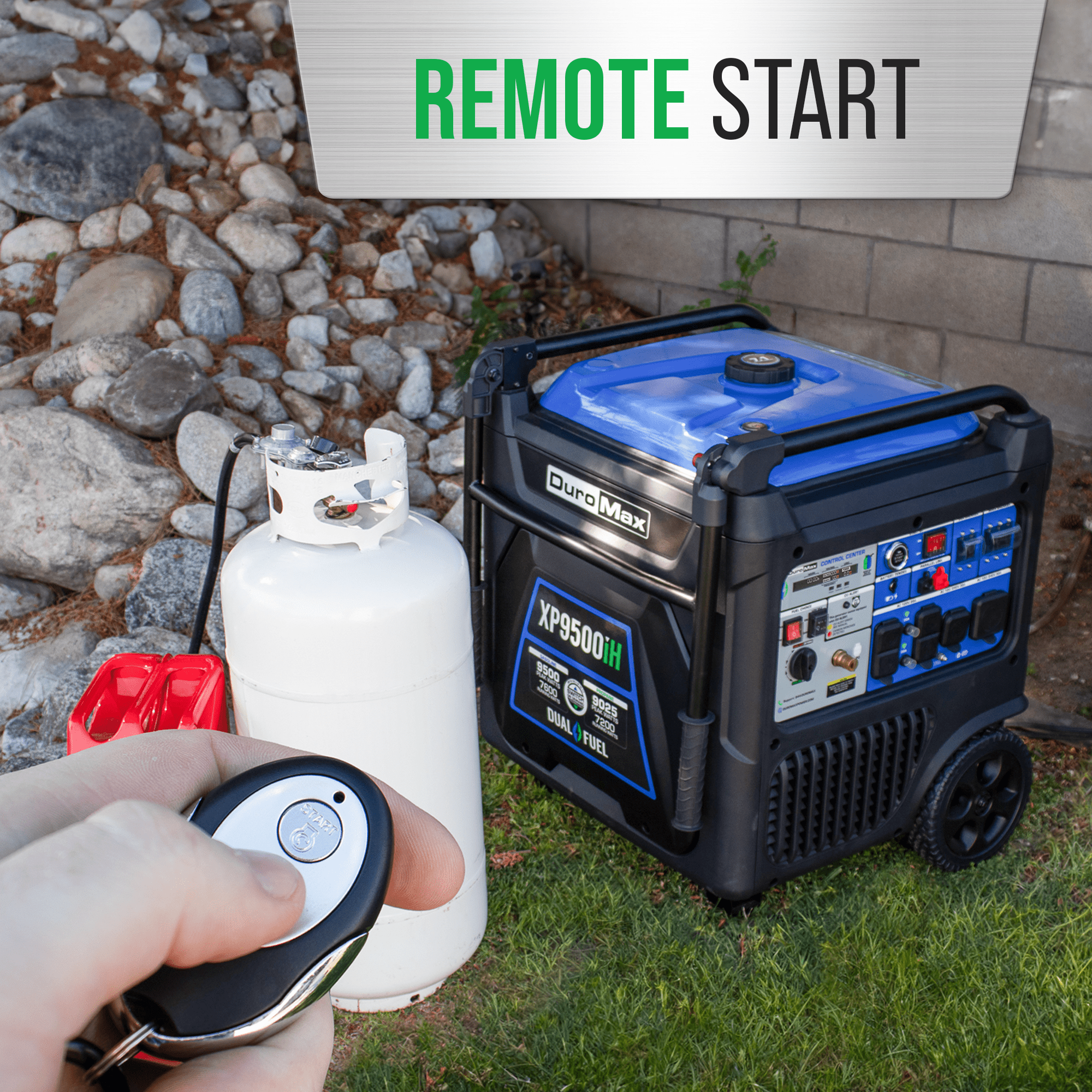 Duromax 9500 Watt Dual Fuel Inverter Generator w/ CO Alert - AllProGenerators