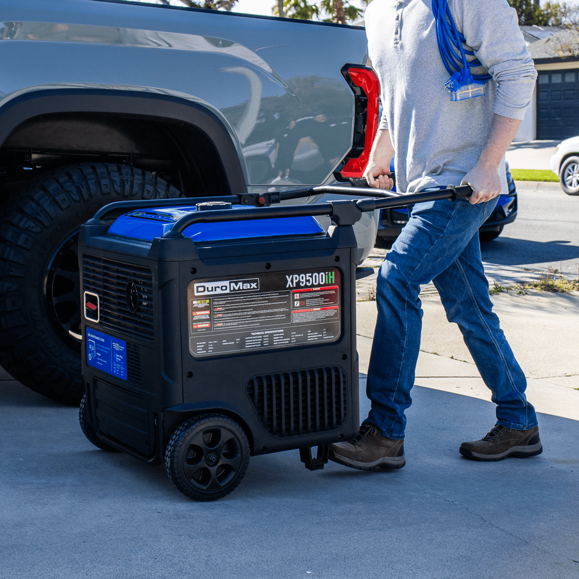 Duromax 9500 Watt Dual Fuel Inverter Generator w/ CO Alert - AllProGenerators