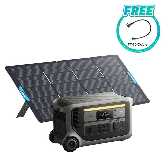 Anker F3000 Solar Generator – 3072Wh Power Station + 400W Solar Panel - AllProGenerators