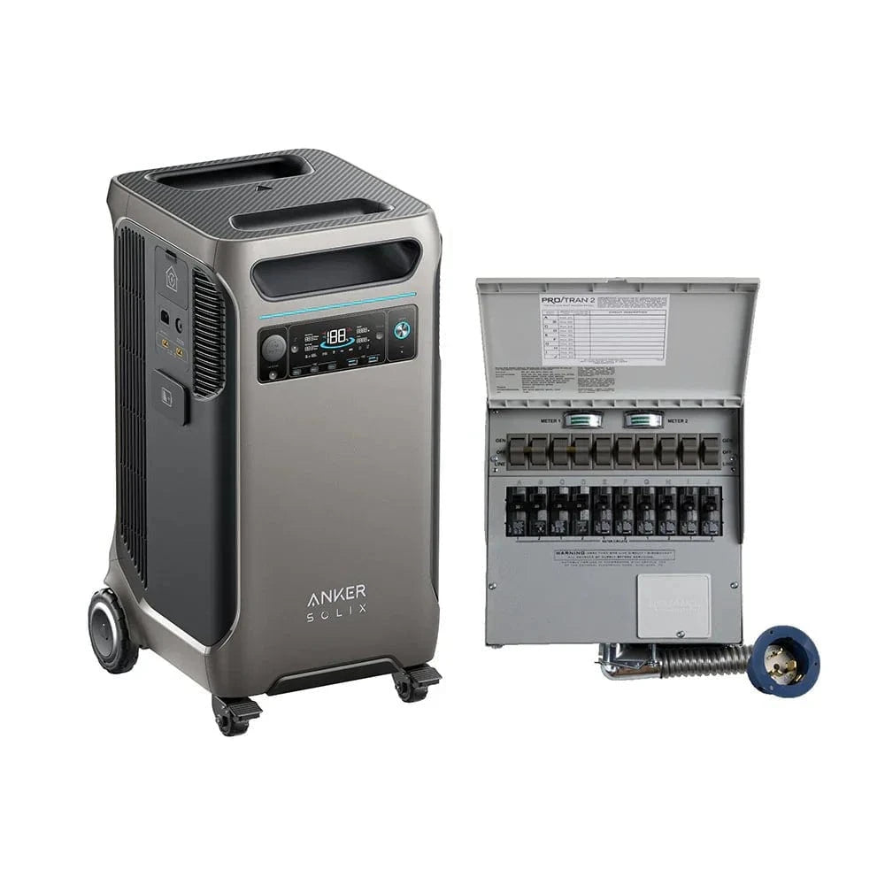 Anker F3800 + 200W Solar Panels - AllProGenerators