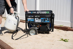 Duromax 5,500 Watt Dual Fuel Portable HX Generator w/ CO Alert - AllProGenerators