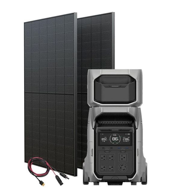 EcoFlow DELTA Pro 3 fast AC charging from wall outlet in under 2 hours