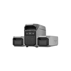 EcoFlow DELTA Pro 3 portable power station with wheels for easy transport