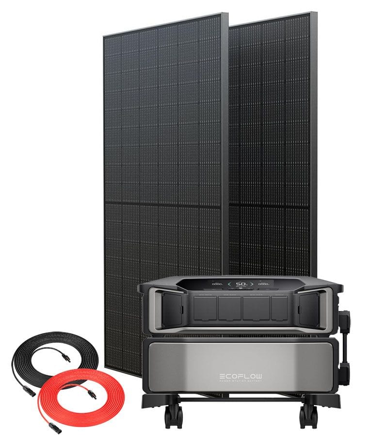 Ecoflow Delta Pro Ultra Solar Generator with 400 Watt Solar - Rigid Panels - AllProGenerators