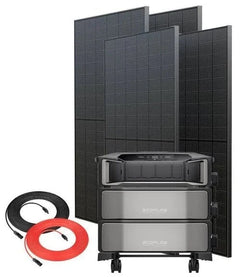 Ecoflow Delta Pro Ultra Solar Generator with 400 Watt Solar - Rigid Panels - AllProGenerators