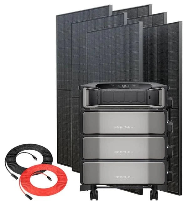 Ecoflow Delta Pro Ultra Solar Generator with 400 Watt Solar - Rigid Panels - AllProGenerators